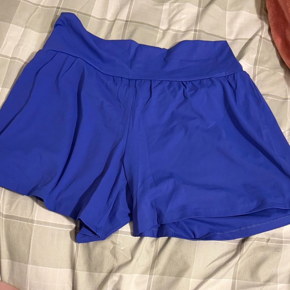 Women’s Athletic Shorts in Vibrant Cobalt Blue